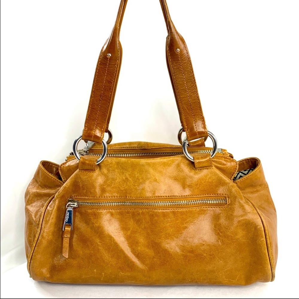Women's HOBO THE ORIGINAL Leather Shoulder Bag Satchel Purse GUC